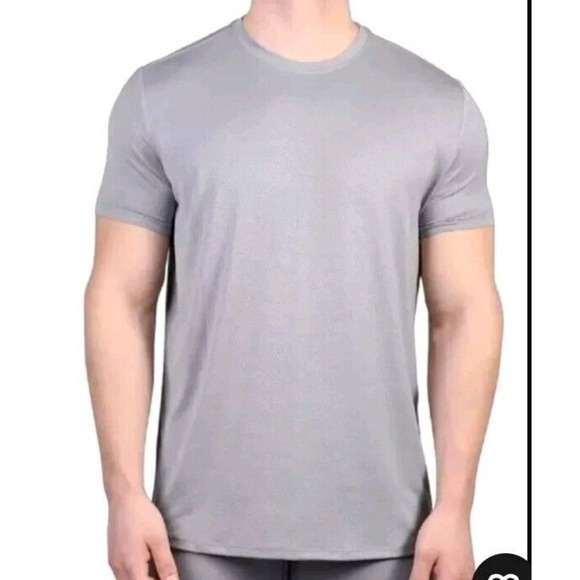Athletic Works Men's SM T-shirts 4 Pk‎ 34-36 Gray Crew Neck Lightweight Air Mesh - Picture 3 of 5